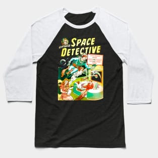 futuristic sci-fi spaceship Space Retro Detective Comic 1951 Vintage Baseball T-Shirt